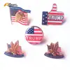 Customized American Flag Eagle Trump enamel metal badge lapel pin
