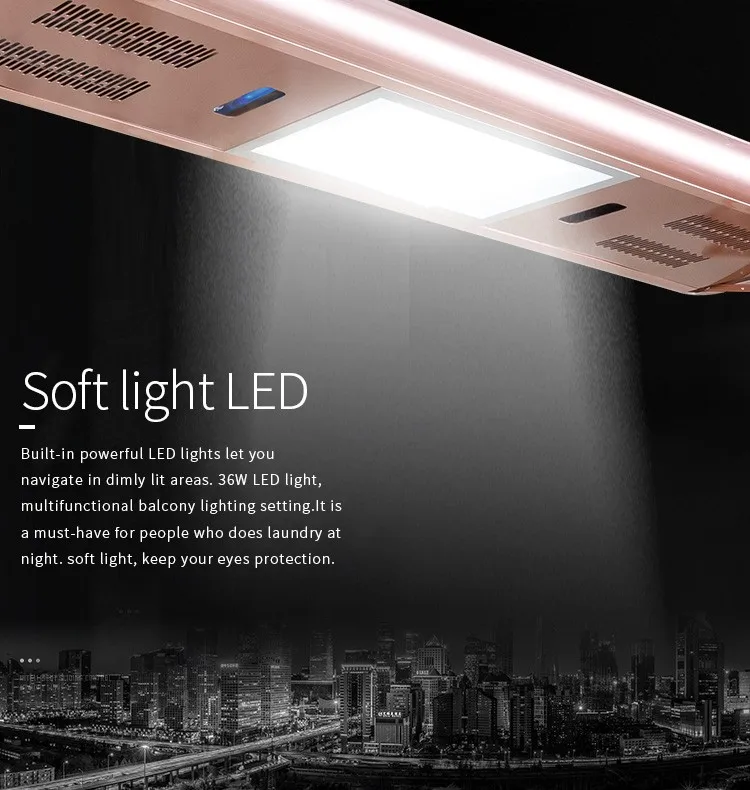 Highcapacity Full Aluminum Balcony Electric Smart Remote Control