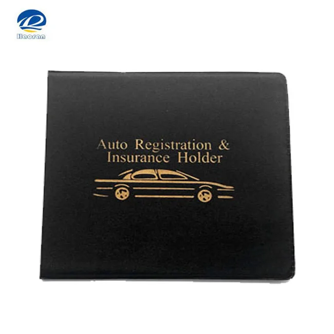 Pvc Plastic Vinyl Vehicle Owner Manual Holders Black Car Document