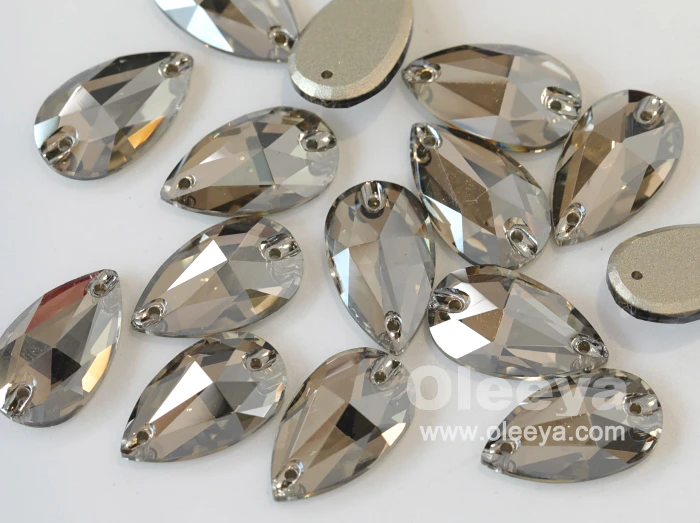 K9 High Quality 12mm Square Crystal AB Rhinestone Flatback Glass Sew on Stone for Garment Accessory