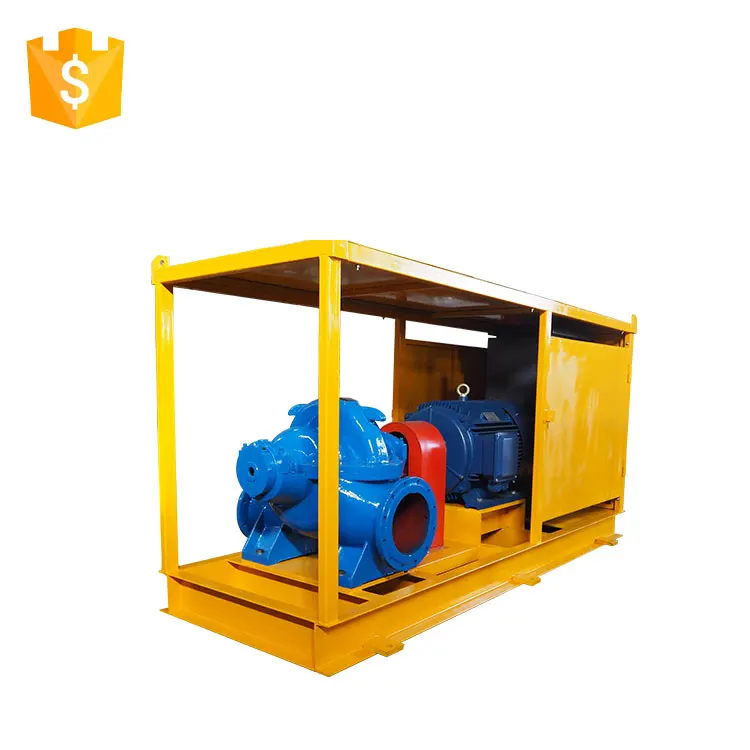 Large capacity split casing agricultural irrigation water pump