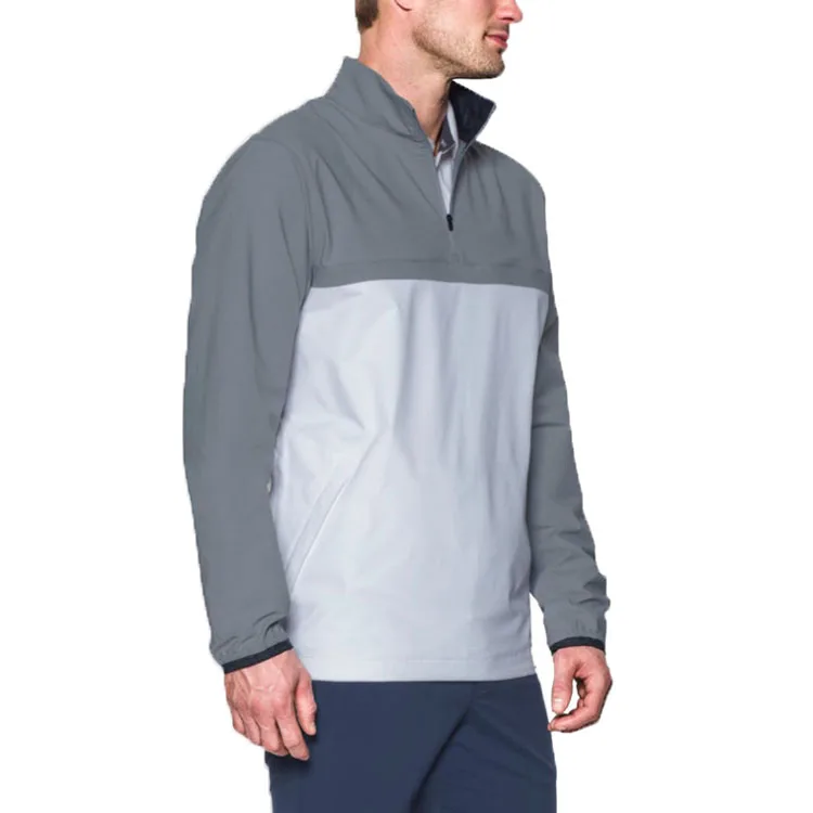 Men's Windstrike Quater Zip Classic Jacket With Pockets Best Place To