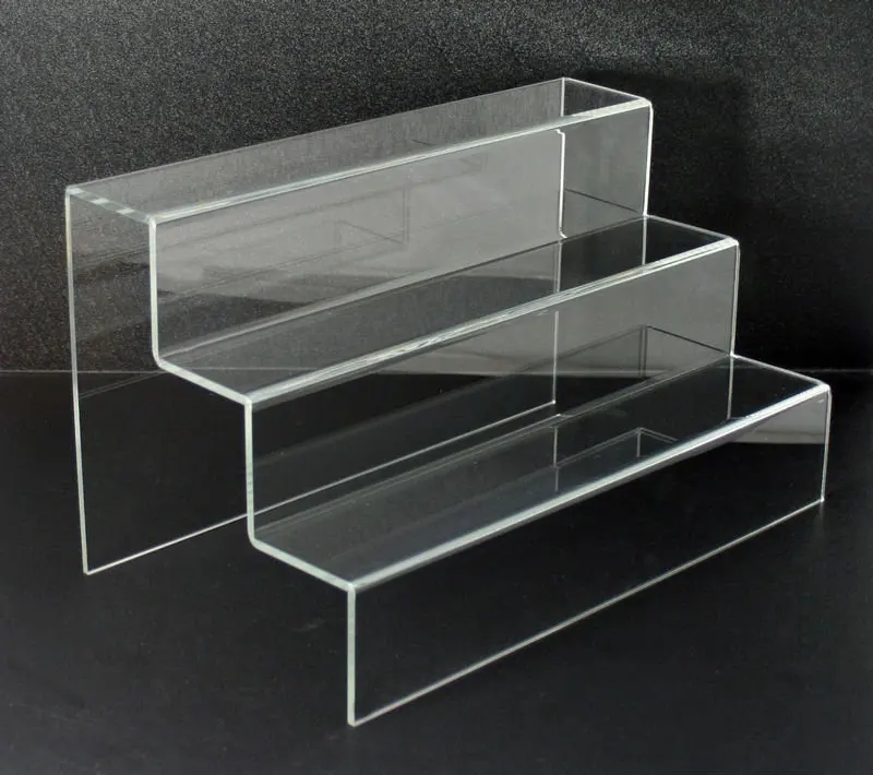 Acrylic 3 Step Riser Display Stand Buy Acrylic 3 Step Riser Display