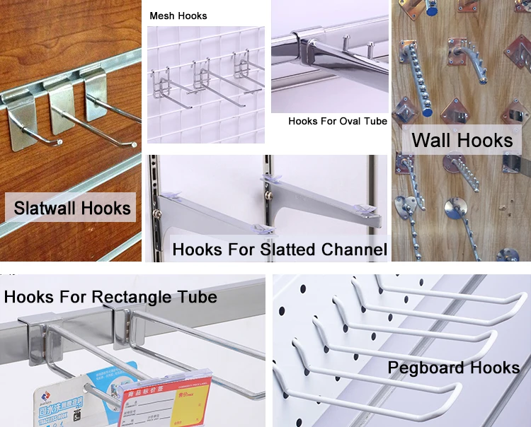 Slat Wall Oval Pipe Hanger Bracket Clothes Hanger Shelf From Guangdong