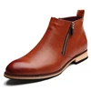 Spring and autumn men's casual shoes Martin boots style fashion men's boots set foot warm casual boots