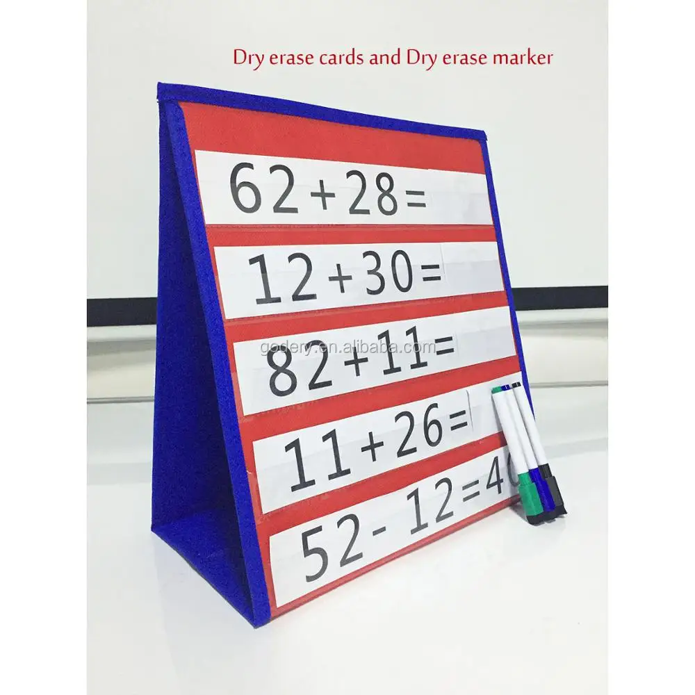 Tabletop Pocket Chart Tabletop Pocket Chart Classroom Tool Desktop Pocket  Charts And Stand With Dry Erase Card Dry Erase Marker - Buy Tabletop Pocket  ...