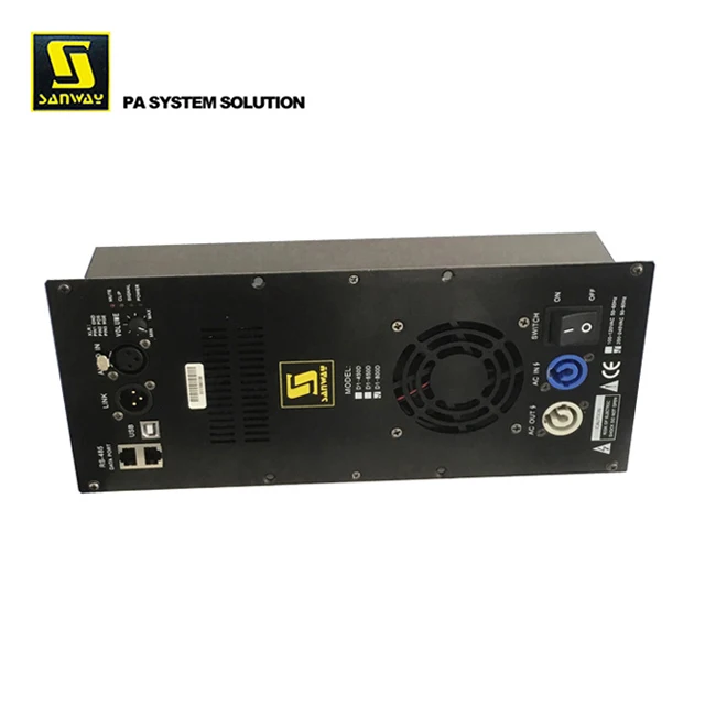 D1-450D Single Channel 500Watt  DSP Power Amplifier Module for Line Array