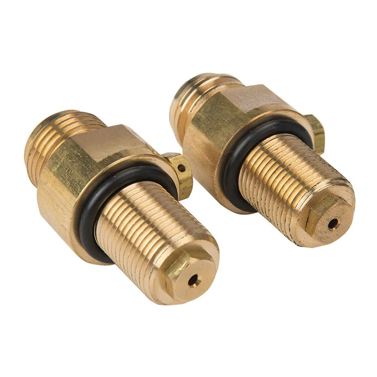 High pressure soda maker cylinder valve for co2