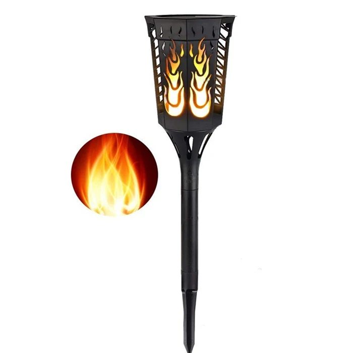 Goldmore  waterproof 96 LED Outdoor Dancing Flickering Torches flame solar garden light
