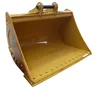 Excavator mud bucket wide mud bucket with removable bolt on cutting edge