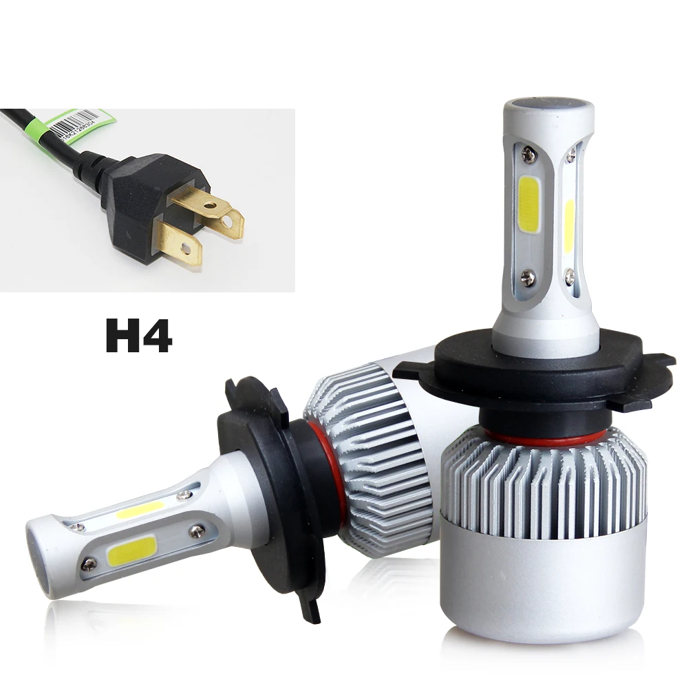 Auto Lighting System Autozone 36W 6500K 16000 Lumen Mini H4 H7 Hb3 Hb4 Led Headlight Bulbs