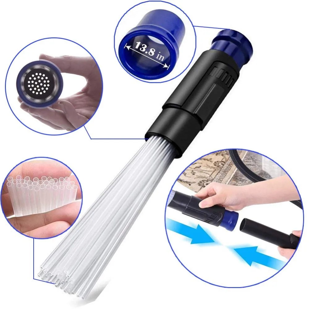 Universal Vacuum Cleaner Attachment Dusty Brush For Car /pets