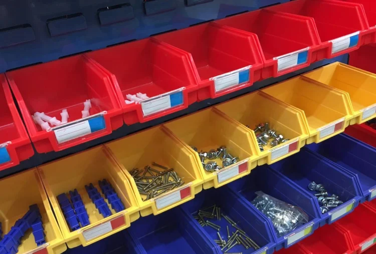 Metal Display and Storage Rack with Parts Bin| Alibaba.com