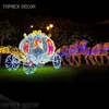 Halloween White Metal Princess Carriage Centerpieces cinderellas carriage fantasy pumpkin
