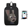 LED Advertising Backpack Outdoor Waterproof Business Computer LED Backpack for man and women