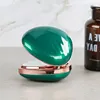 Fashion functional fold shell vanity mirror makeup mirror with Led Light