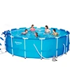Bestway 56438 easy set above ground pool metal frame swimming pool large water capacity pool