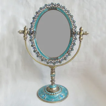 vintage table mirror