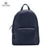 Stylish designer custom cowhide leather blue backpack bag