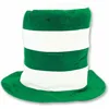 Irish Pride Hat St Patrick Sequined Oversized Green Shamrock Leprechaun Top Hat QHAT-2403