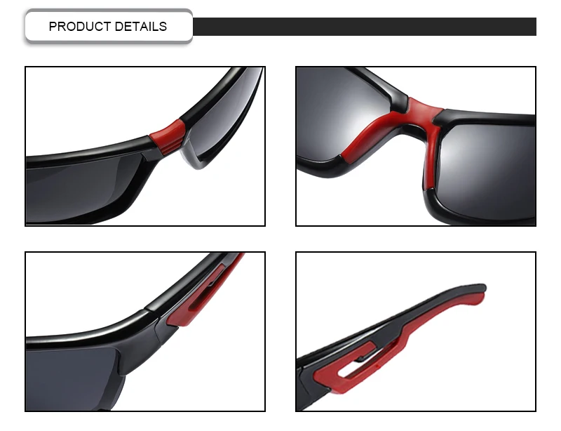 Custom semi rimless eyeglasses polarized men women sports sunglasses