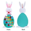 DIY felt easter Color Match Easter Numbers Toddler Toys, Wall Hanging Number Recognition Game Learning Toy for Easter Decoration
