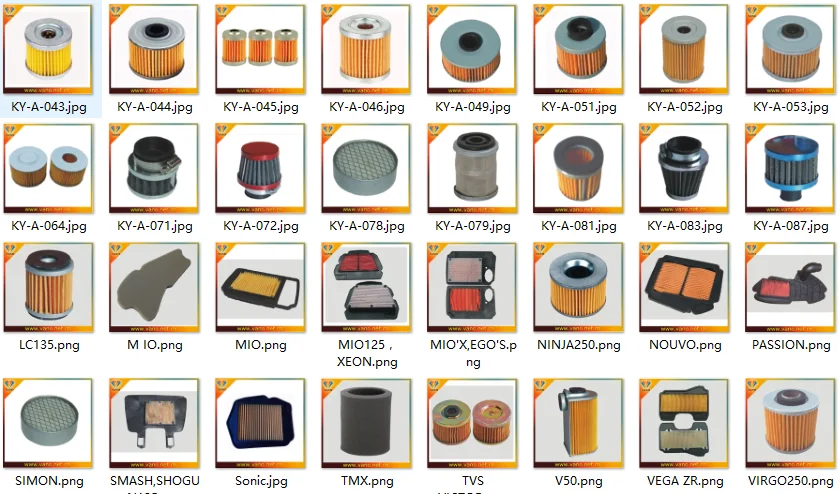 Factory price Wave 100 motorcycle spare part motorcycle air filter