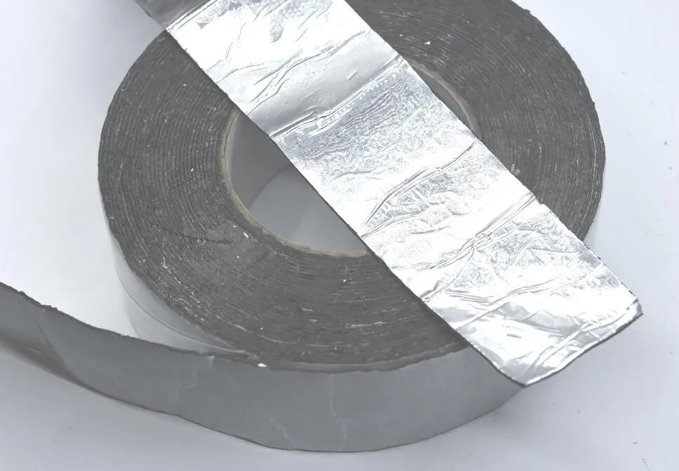 Single Sided Waterproof Aluminum Foil Butyl Rubber Tape Buy Aluminum