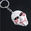 Fashion Movie Saw Key Chains,Mask Killer Saw Metal Keychains,Halloween Gift Keyring