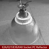16'' 19'' 22'' 45 degree 60 degree Ceiling installation E27 E40 high bay pc reflector