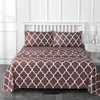 High Quality 100%Cotton Trellis Pattern Printed Bedding Sheets