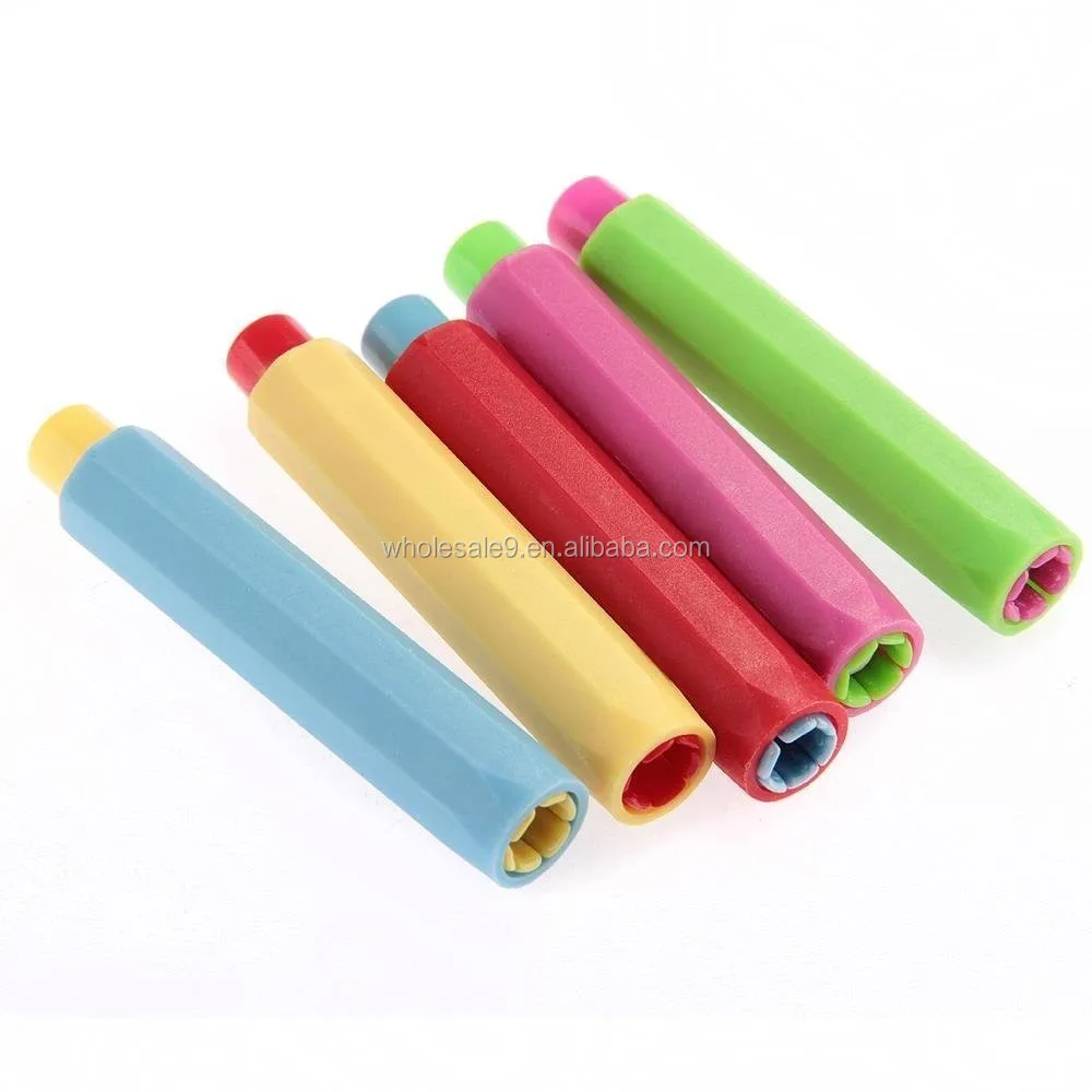 5 Colors Aenoyo 50 Pieces Plastic Chalk Holder Adjustable Chalk Clip for School Office Home 