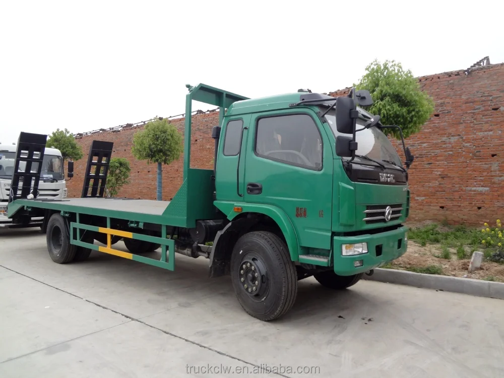 High Quality 4x2 Low Bed Trucks Flat Bed Car For Transport Heavy Duty