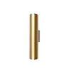 cylinder tube aluminum bathroom led wall mounted decorative gold bed reading wall light