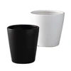 Wholesale Black And White Round Ceramic Flower Pots For Plants