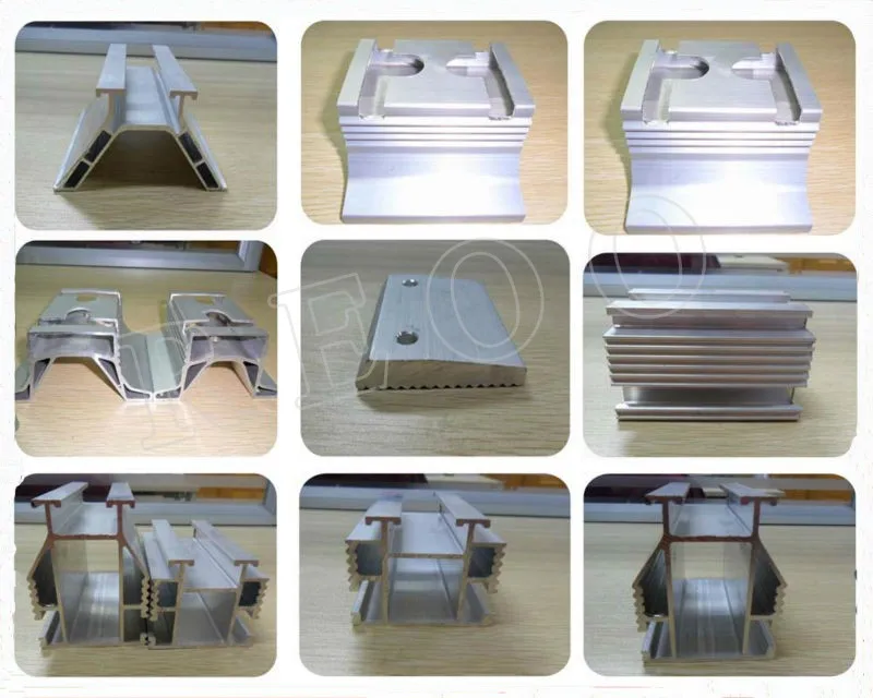 Aluminum frame for soalr panels