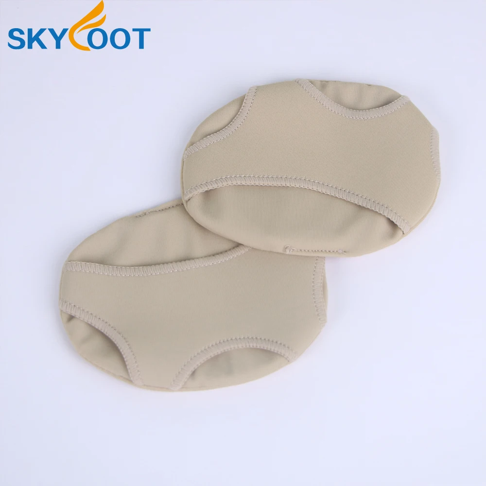 Skyfoot three holes silicone gel dance foot silicone gel foot massage pad forefoot pad for foot pain relief