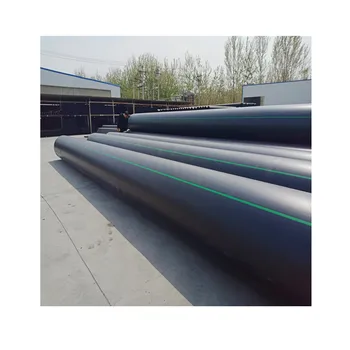 Black Hdpe Abs Drainage Pipe Sdr17 With Blue Stripe - Buy Hdpe Drainage