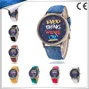 2017 Fashion Wristwatch Luxury Everything Will Be OK Fabric band Cartoon Men women quartz Casual Watch MW-16
