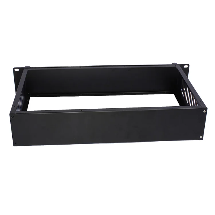 Custom 2.5u 3u Metal Rackmount Enclosure 19 Inch Aluminum Electronic