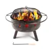 Custom Deep Drawing Concrete Fire Pit Ring Outdoors