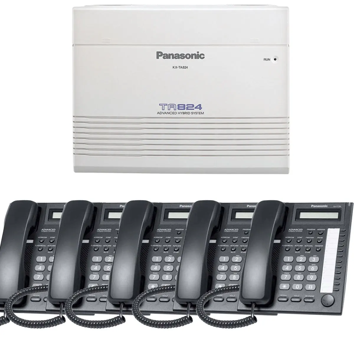 Get Quotations · Panasonic Small Office Business Phone System Bundle Brand  New includiing KX-T7730 5 Phones Black