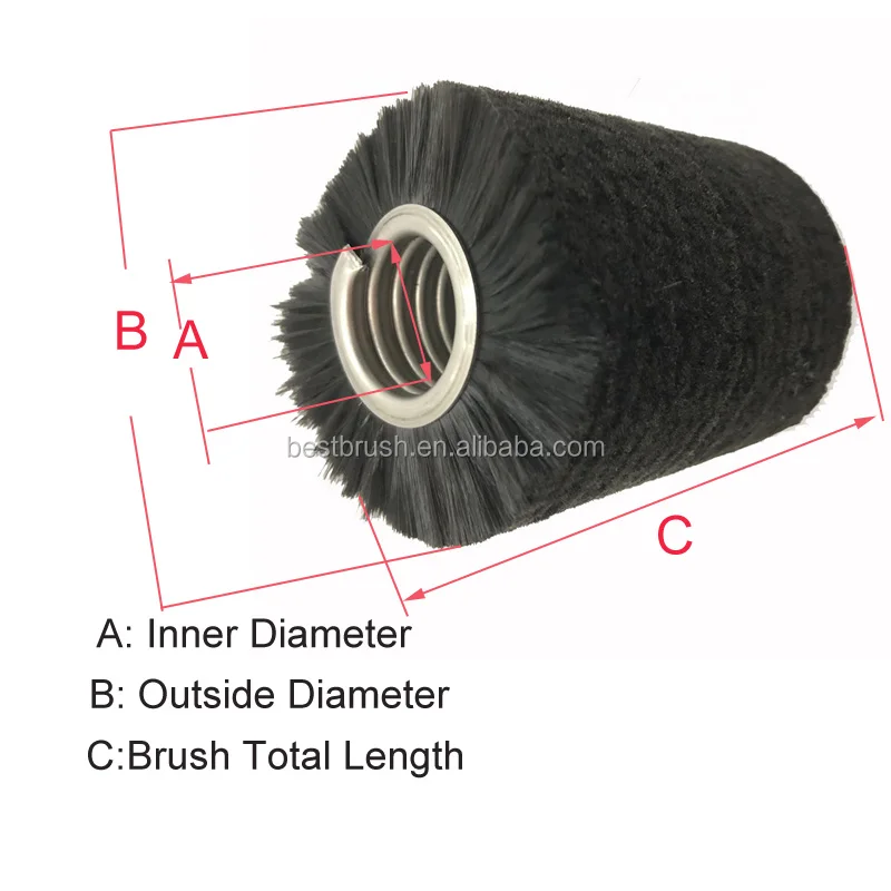 Nylon Wire Internal Coil Spring Spiral Brush With Zero Inner Hole Buy