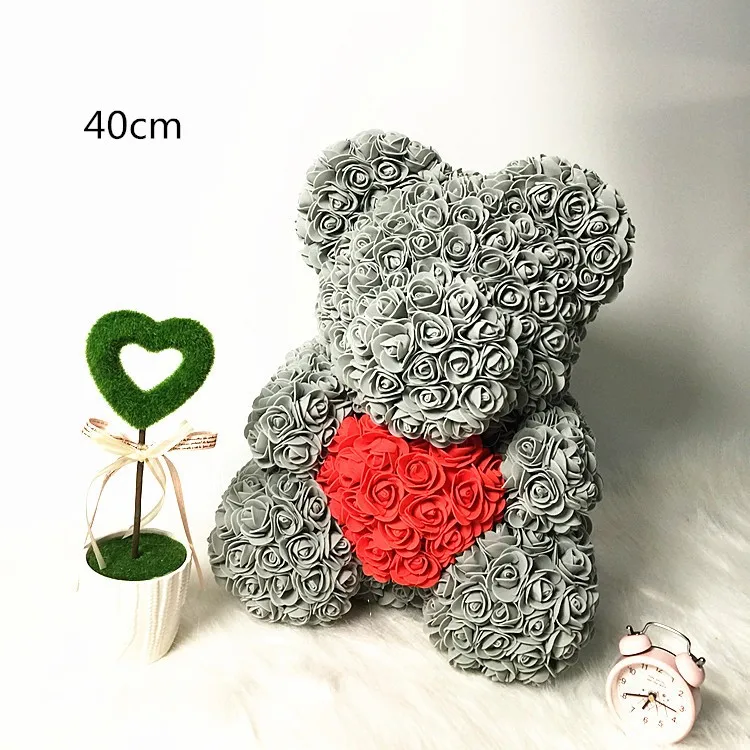 preserved rose teddy bear