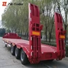 Used Excellent 60 Tons Low Loader Low Bed Trailer for Sale
