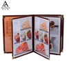 Multifunction High Quality Leather Table Menu Holder Restaurant Menu Covers