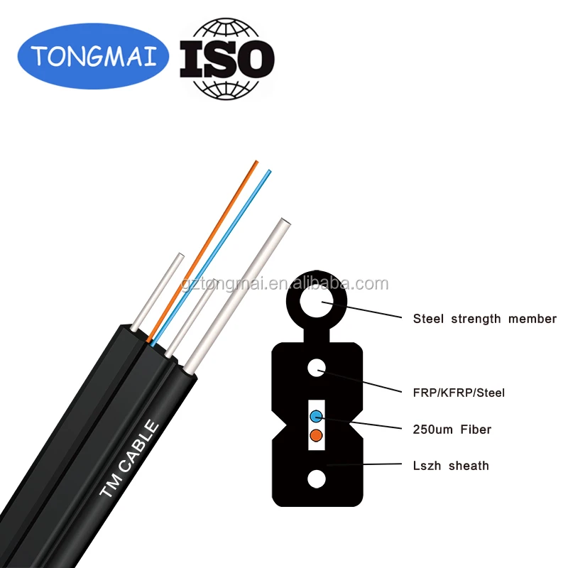 1 core Single Mode Figure 8 Type Ftth Fiber Optic Cable Price Per Meter - ANKUX.COM