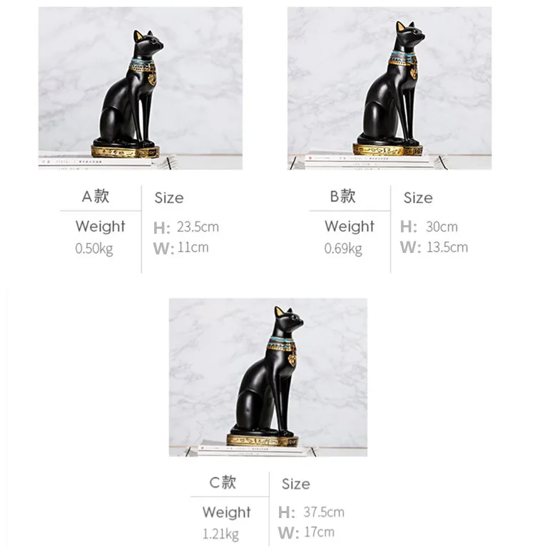 손으로 만든 수지 공예 고대 이집트 키티 입상 이집트 Bastet 고양이 여신상 소장 Bastet 조각 Buy 수지 공예 고대 이집트 키티 입상이집트 Bastet 0305