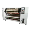 Four shaft exchange bopp adhesive tape slitting machine,bopp adhesive tape making machine