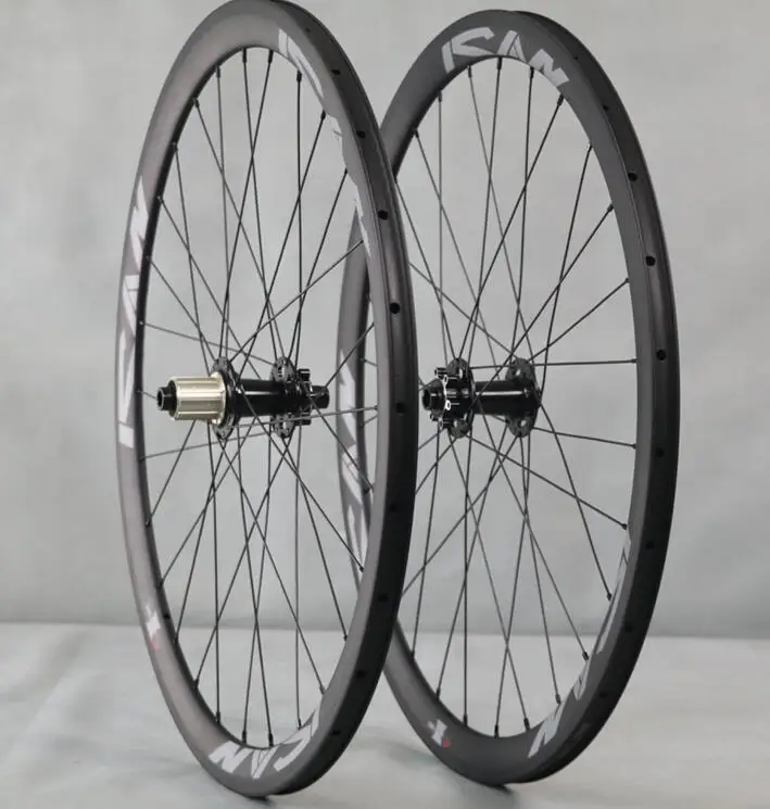 Novatec Disc Hub Cyclocross Bike Wheel 38mm Carbon Clincher Wheelset Disc Brake